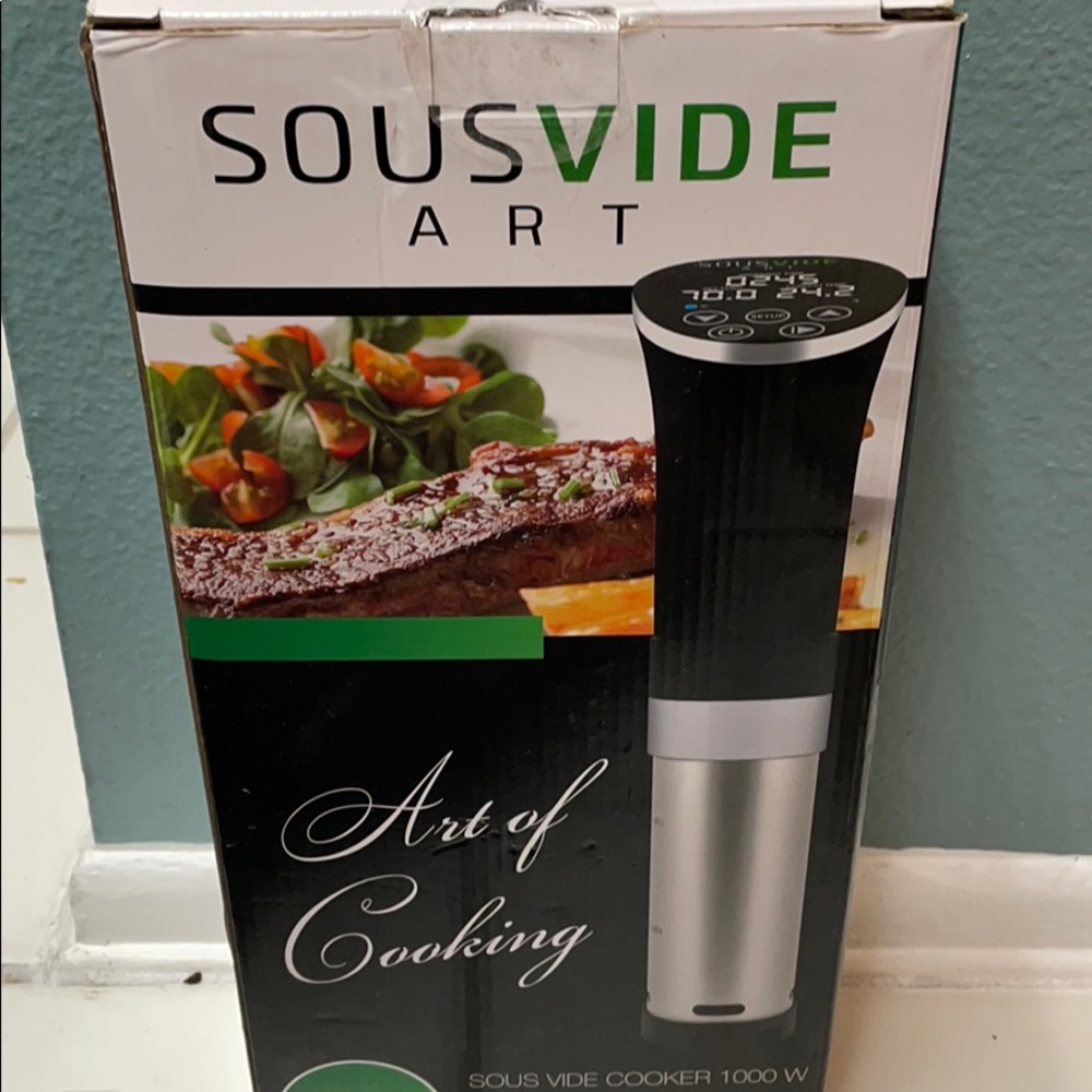 Sous vide art cooker